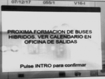 Formación de buses híbridos