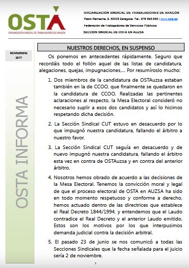 Boletín noviembre 2017