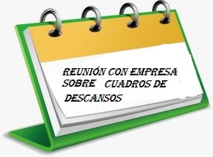 Reunión cuadros de descanso 18/01/18