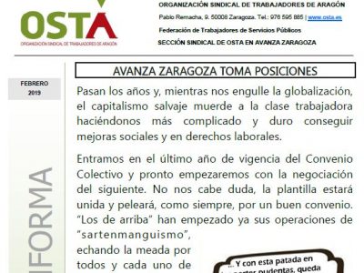 Boletín febrero 2019