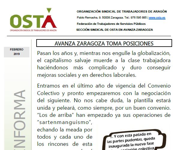 Boletín febrero 2019